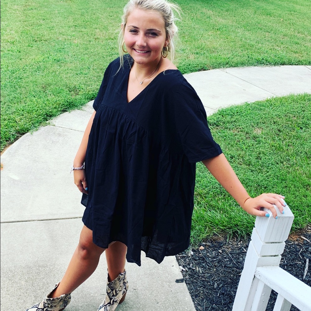 ❗️Summer Clearance ❗️Bibi Black Gauze Dress